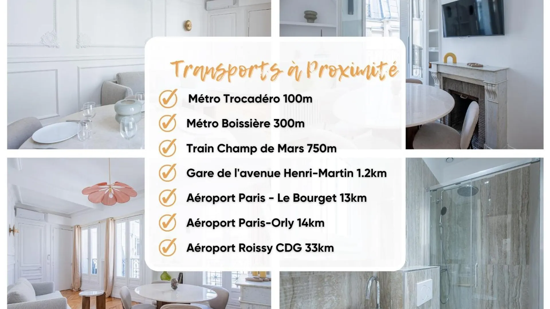Apartment Le Trocadero - 5 Minutes A Pied De La Tour Eiffel - Place Trocadero - 5 Personnes - Cadre Exceptionnel - Entierement Climatise Paris